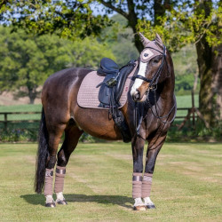 Tapete LeMieux Suede Dressage Square Vison Castanho