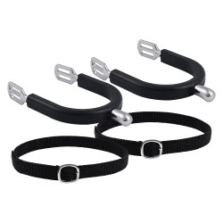 Esporas Imperial Riding Basic 15 mm com revestimento de silicone