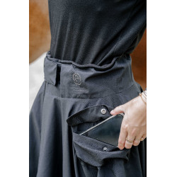Saia Je t'aime Equithème EQ-Joelle mulher Preto Saia Je t'aime Equithème EQ-Joelle mulher Preto
