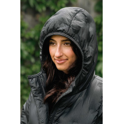 Casaco acolchoado Je t'aime Equithème EQ Doris mulher Preto