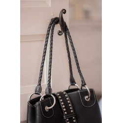 Mala equestre em couro Pénélope Zabelia cognac Mala equestre em couro Pénélope Zabelia cognac