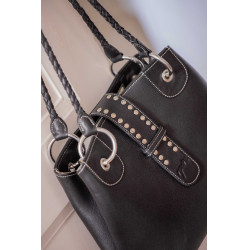 Mala equestre em couro Pénélope Zabelia cognac Mala equestre em couro Pénélope Zabelia cognac