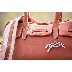 Bolsa de mão equestre Maëlys PM em couro Bolsa de mão equestre Maëlys PM em couro