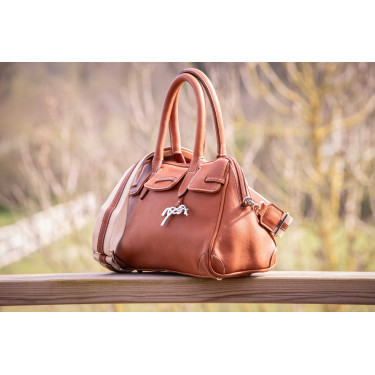 Bolsa de mão equestre Maëlys PM em couro Bolsa de mão equestre Maëlys PM em couro
