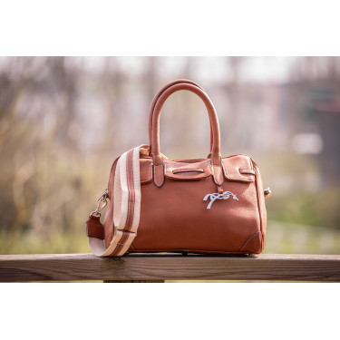 Bolsa de mão equestre Maëlys PM em couro Bolsa de mão equestre Maëlys PM em couro