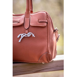 Bolsa de mão equestre Maëlys PM em couro Bolsa de mão equestre Maëlys PM em couro