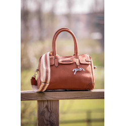 Bolsa de mão equestre Maëlys PM em couro Bolsa de mão equestre Maëlys PM em couro