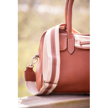 Bolsa de mão equestre Maëlys PM em couro Bolsa de mão equestre Maëlys PM em couro