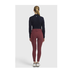 Polo de Equitação Feminino Harcour Celeste – Manga Comprida