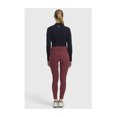 Polo de Equitação Feminino Harcour Celeste – Manga Comprida