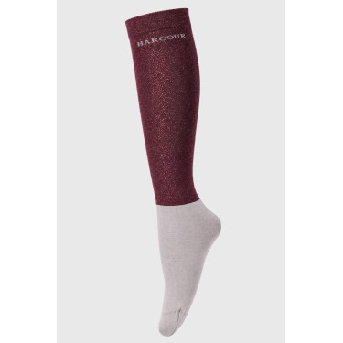 Meias de equitação Harcour Vaela com brilhos – pack x2
