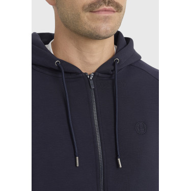 Hoodie equitação homem Harcour Connor com zíper Hoodie equitação homem Harcour Connor com zíper