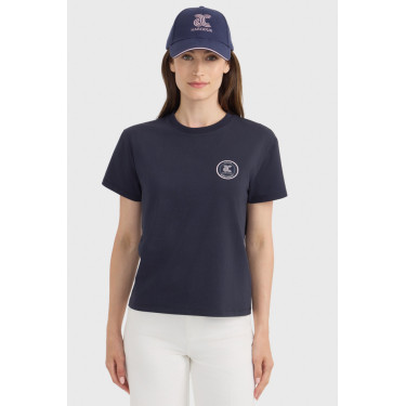 T-shirt de equitação Harcour x Cashmere mulher