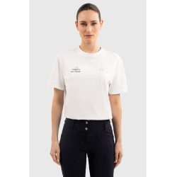 T-shirt de Equitação Unissex EEF x Harcour em Algodão T-shirt de Equitação Unissex EEF x Harcour em Algodão