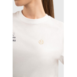 T-shirt de Equitação Unissex EEF x Harcour em Algodão T-shirt de Equitação Unissex EEF x Harcour em Algodão