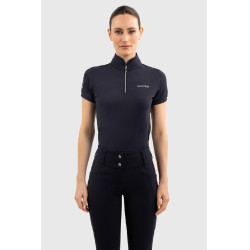Polo equestre feminino Harcour Fuega França – manga curta Polo equestre feminino Harcour Fuega França – manga curta