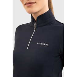 Polo equestre feminino Harcour Fuega França – manga curta Polo equestre feminino Harcour Fuega França – manga curta