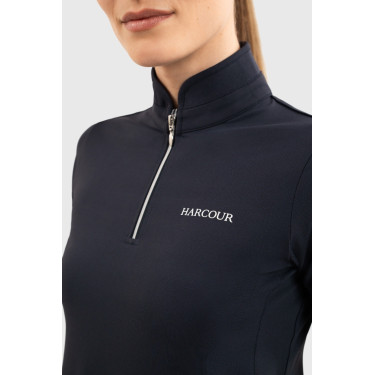 Polo equestre feminino Harcour Fuega França – manga curta Polo equestre feminino Harcour Fuega França – manga curta
