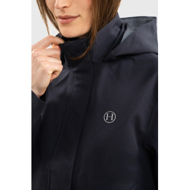 Casaco impermeável Harcour Pekenia feminino Marinho Azul-marinho Casaco impermeável Harcour Pekenia feminino Marinho Azul-marinho