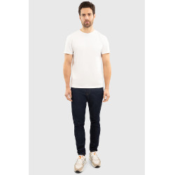 T-shirt Harcour Titouan homem Branco T-shirt Harcour Titouan homem Branco