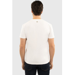 T-shirt Harcour Titouan homem Branco T-shirt Harcour Titouan homem Branco