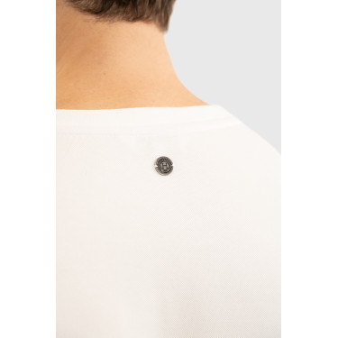 T-shirt Harcour Titouan homem Branco T-shirt Harcour Titouan homem Branco