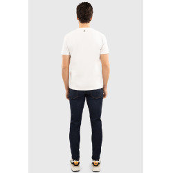 T-shirt Harcour Titouan homem Branco T-shirt Harcour Titouan homem Branco