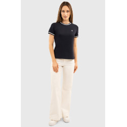 T-shirt Harcour Belsara mulher Marinho Azul-marinho T-shirt Harcour Belsara mulher Marinho Azul-marinho
