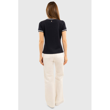 T-shirt Harcour Belsara mulher Marinho Azul-marinho T-shirt Harcour Belsara mulher Marinho Azul-marinho
