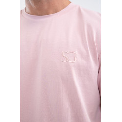 T-shirt SG x Harcour Lucky de mangas curtas Peônia Rosa T-shirt SG x Harcour Lucky de mangas curtas Peônia Rosa