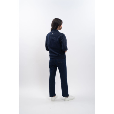 Casaco com fecho Harcour x Versailles Louise Marinho Azul-marinho
