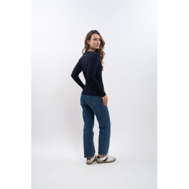 Camisola equitação V decote Harcour x Versailles Camisola equitação V decote Harcour x Versailles