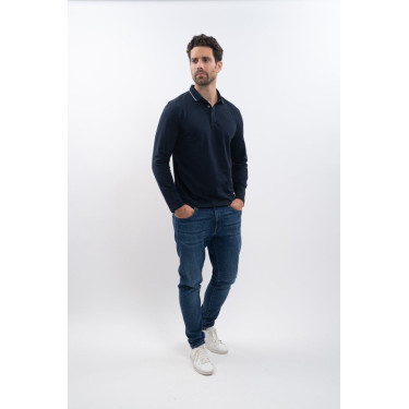Polo de equitação Harcour Malik – mangas compridas