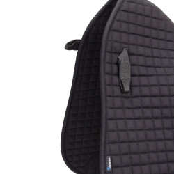 Tapete de sela de dressage em algodão Deluxe Shires Arma Preto