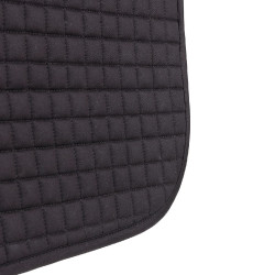 Tapete de sela de dressage em algodão Deluxe Shires Arma Preto