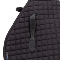 Manta de sela de salto em algodão Deluxe Shires Arma Preto