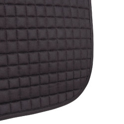 Manta de sela de salto em algodão Deluxe Shires Arma Preto Manta de sela de salto em algodão Deluxe Shires Arma Preto