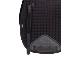 Manta de sela de algodão Deluxe Shires Arma Preto