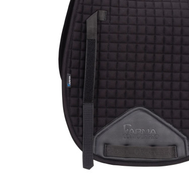 Manta de sela de algodão Deluxe Shires Arma Preto