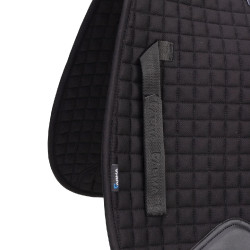 Manta de sela de algodão Deluxe Shires Arma Preto
