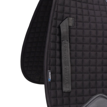 Manta de sela de algodão Deluxe Shires Arma Preto