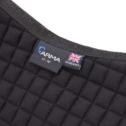 Manta de sela de algodão Deluxe Shires Arma Preto
