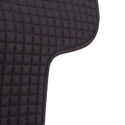 Manta de sela de algodão Deluxe Shires Arma Preto