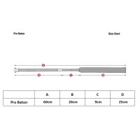 Cravache LeMieux Pro Baton Azul-marinho Cravache LeMieux Pro Baton Azul-marinho