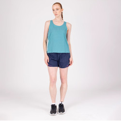 Camiseta técnica curta React Shires Aubrion Meia-noite Azul