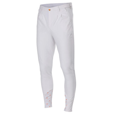 Calças de equitação Walton homem Shires Aubrion Branco Calças de equitação Walton homem Shires Aubrion Branco