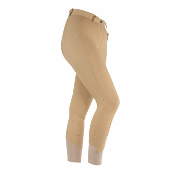Calças de equitação Shires SaddleHugger Bege