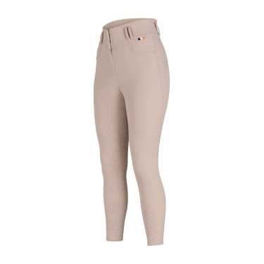 Calça de equitação Optima Luxe Shires Aubrion Bege Calça de equitação Optima Luxe Shires Aubrion Bege