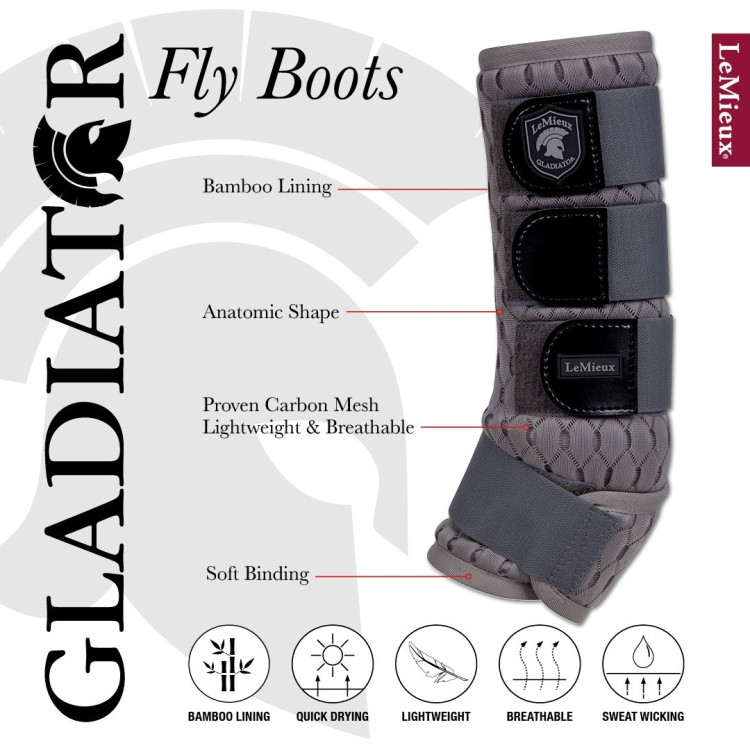 Guarnecimentos anti-moscas LeMieux Gladiator Mesh Guarnecimentos anti-moscas LeMieux Gladiator Mesh