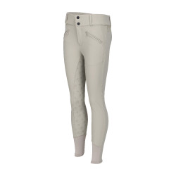 Calça de equitação Optima Gx jovem cavaleiro Shires Aubrion Bege